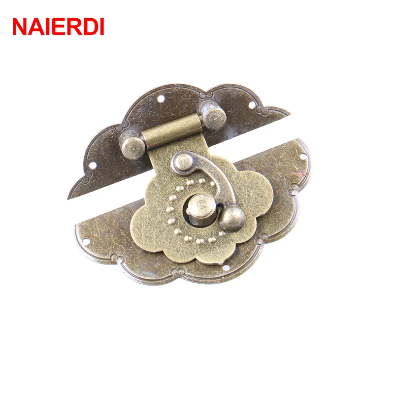2 шт. NAIERDI в форме яйца Античная бронзовая застежка защелка ювелирный замок для