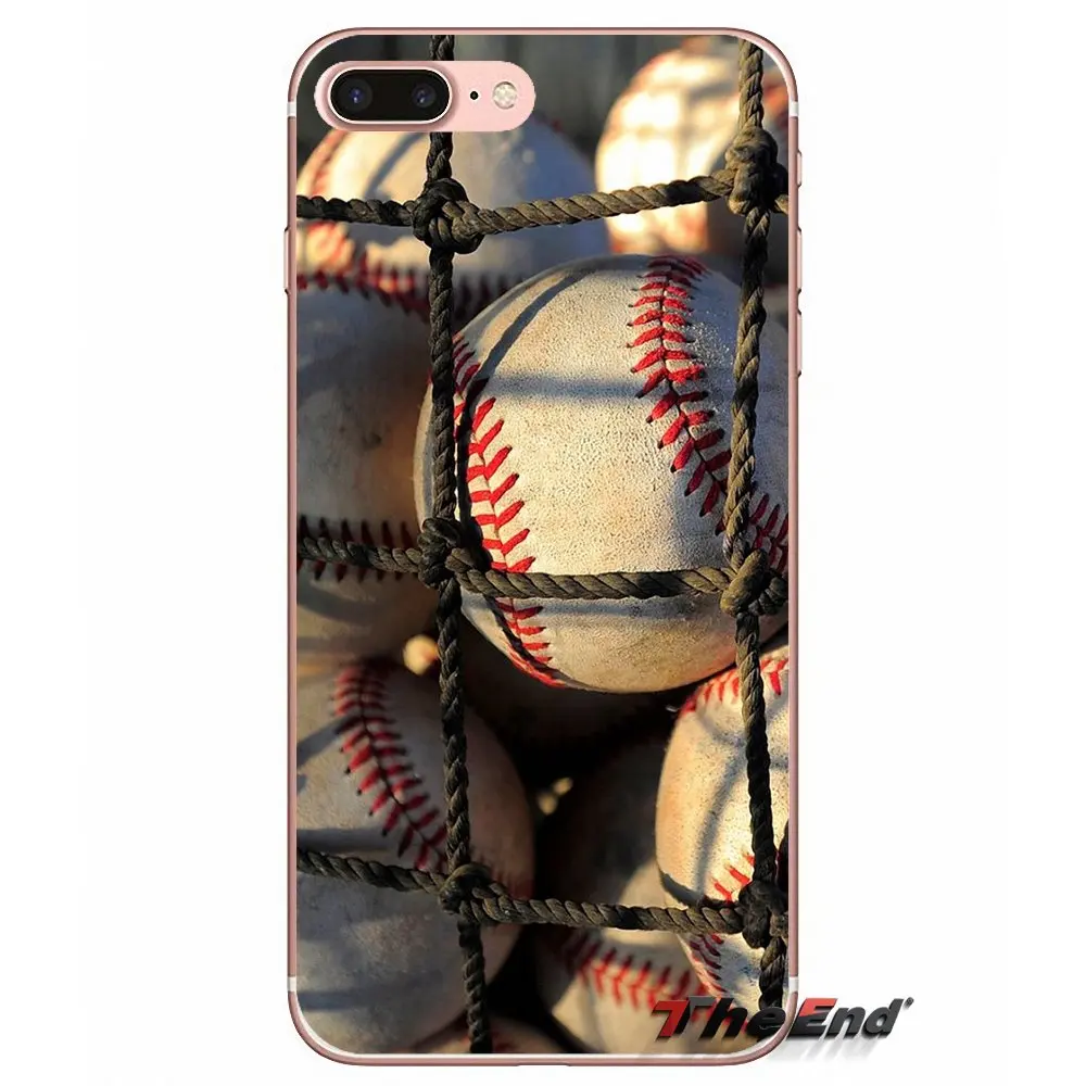 Для Sony Xperia Z Z1 Z2 Z3 Z5 compact M2 M4 M5 E3 T3 XA Aqua LG G4 G5 G3 G2 Mini Baseball USA Sport TPU силиконовый чехол |