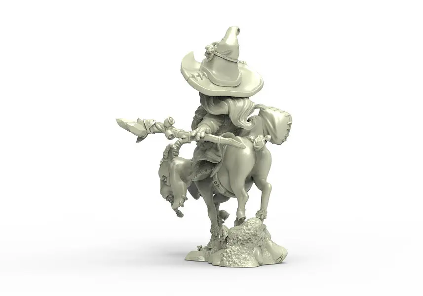 [Loong Way Miniatures] Durgin краска Форж целитель Талли 32 мм Смолы миниатюрный | Игрушки и