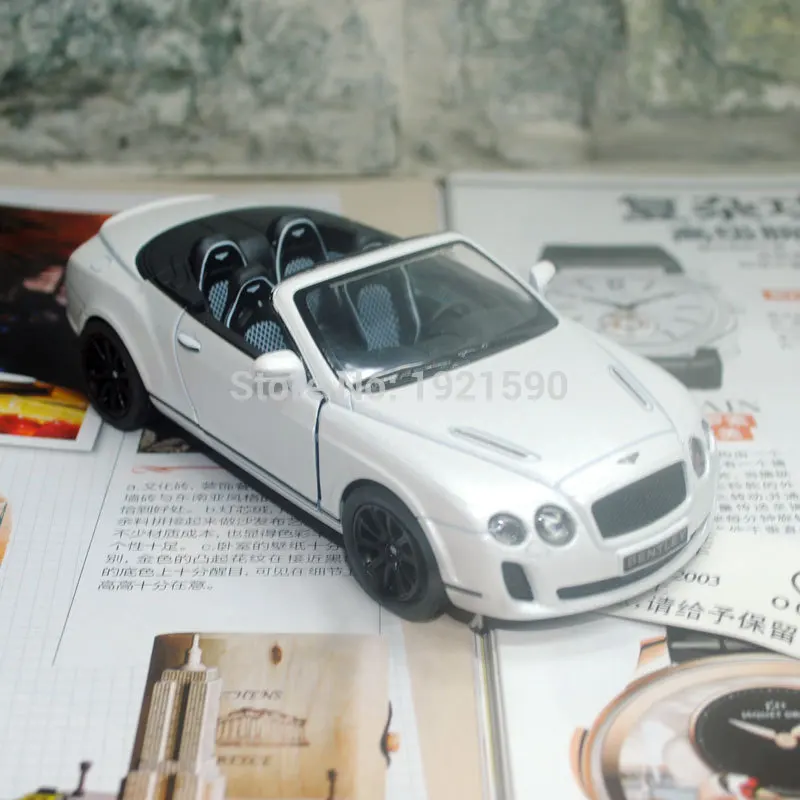 KT 1/38 масштаб тяните назад автомобиль игрушки Великобритания 2010 Бентли Континентальный Supersports трансформер автомобиль из литого металла модель игрушки для подарка/детей