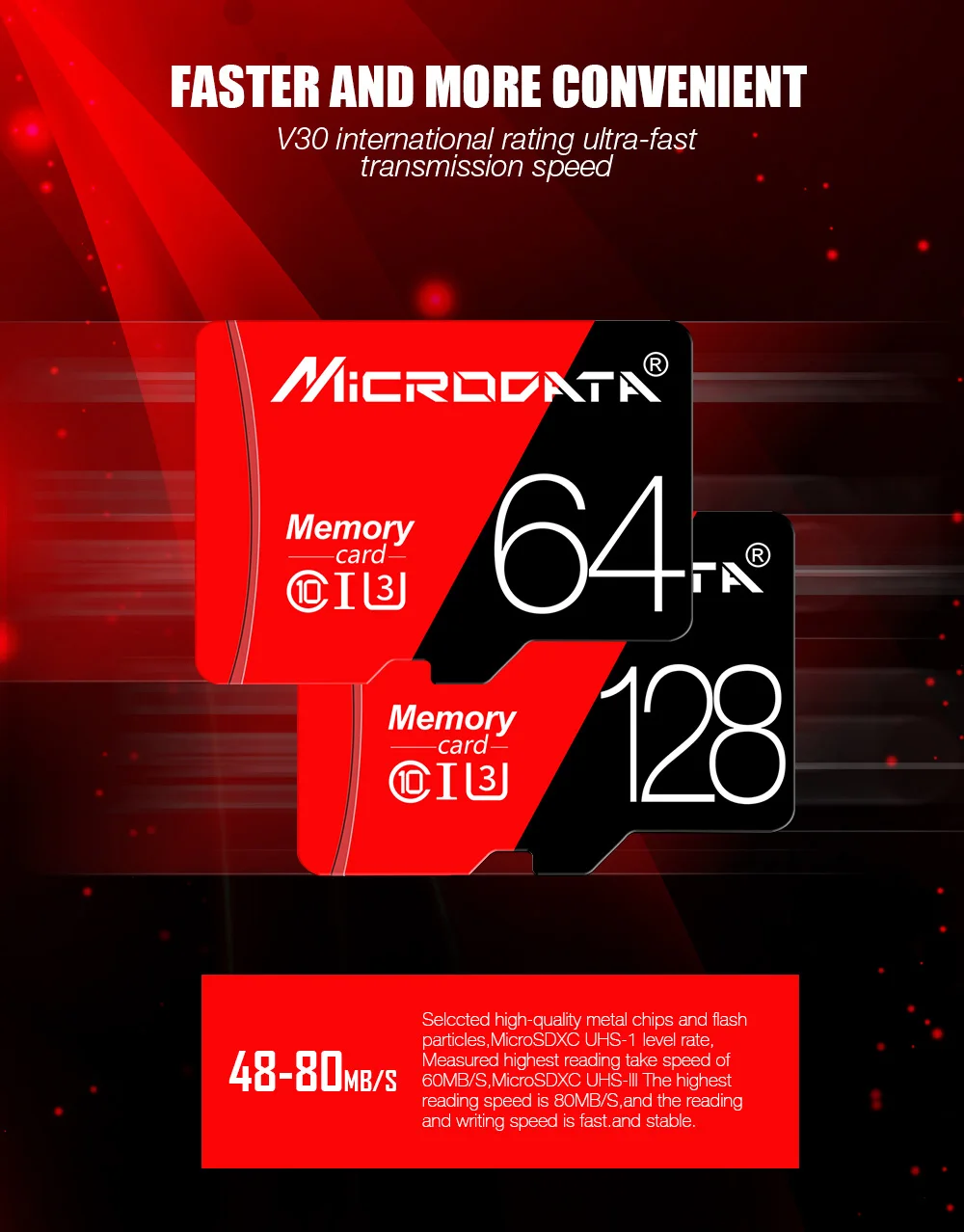 Высокая Скорость Microsd карты памяти 256 ГБ 128 Гб карта памяти EVO объемом 64 Гб U3 80 МБ/с. micro sd карта, 32 ГБ оперативной памяти, 16 Гб встроенной памяти класса 10 UHS-1 micro sd флэш-память Мини-колонка с поддержкой