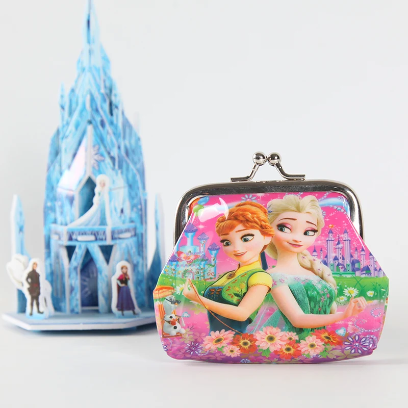 1 шт. мини-Кошельки для монет disney Frozen, кошелек для детей, Детский кошелек, подарки на день рождения, подарки для девочек, индивидуальный подарок