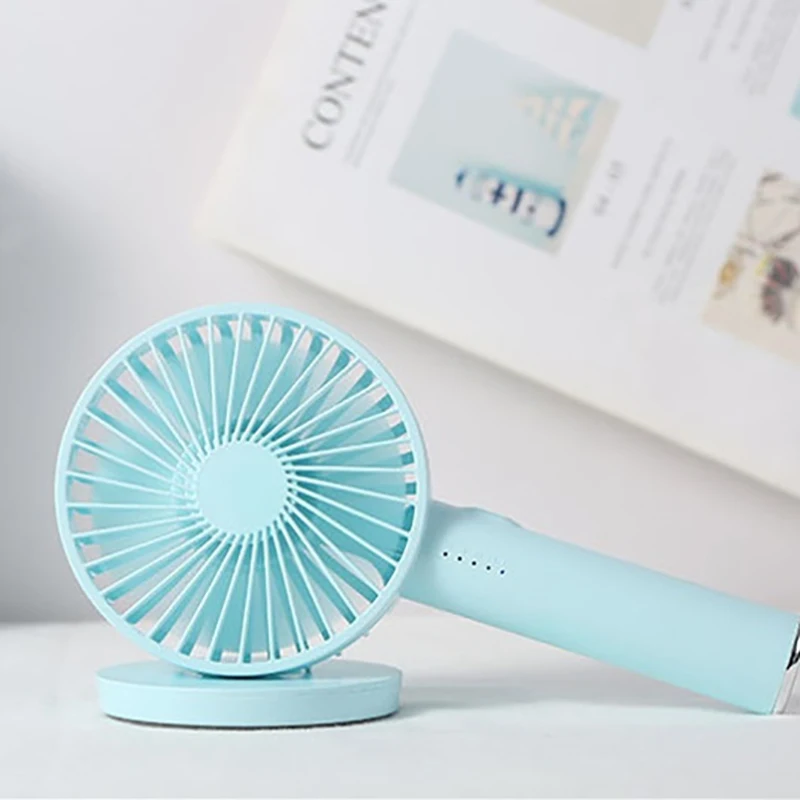 2000 мАч перезаряжаемый ручной вентилятор 5 передач натуральный ветер бесшумные