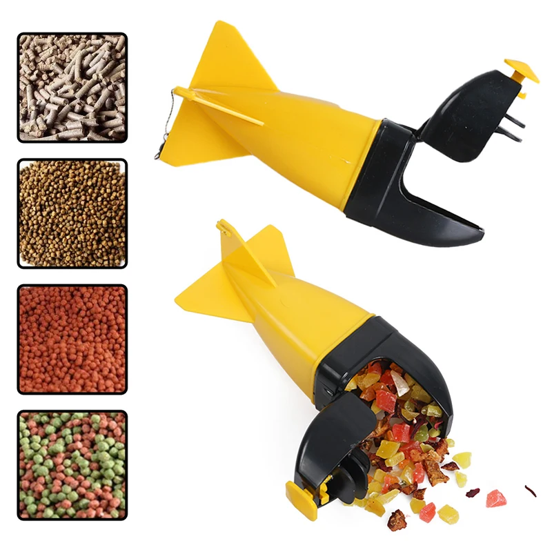 Новинка приманка для ловли карпа ракета контейнер рыбы biat thrower sling shot pit orgain