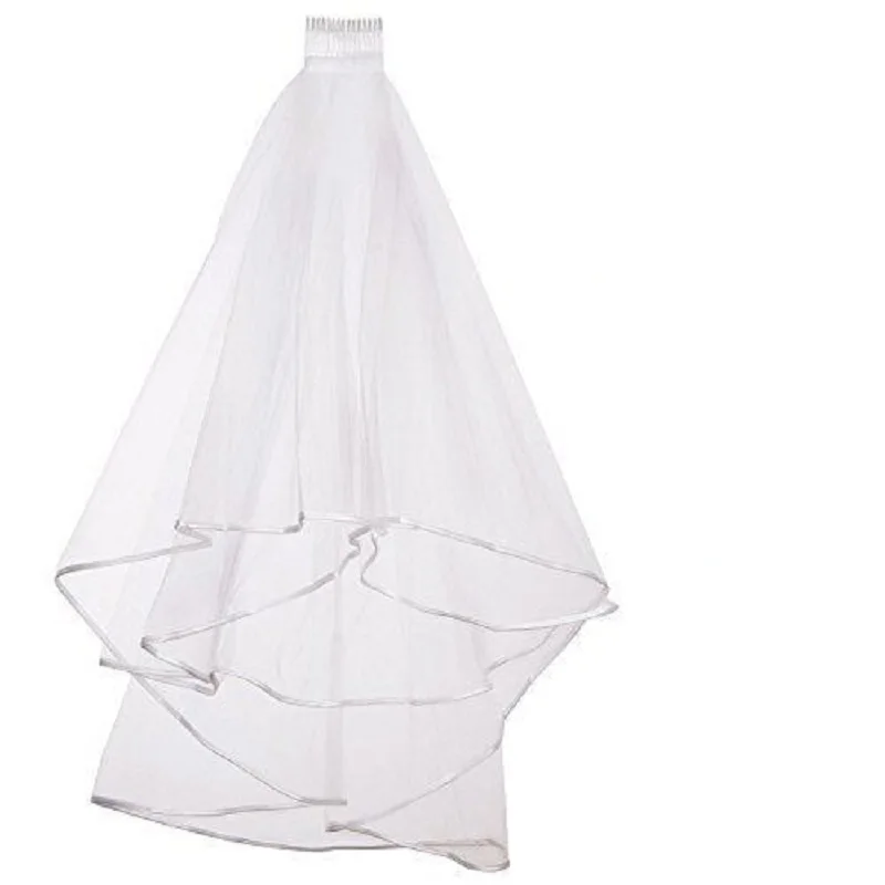 1 комплект белая Фата для невесты и девичника | Дом сад