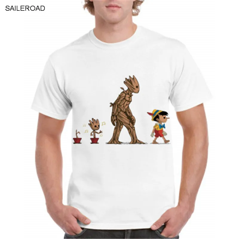 Мужская футболка с короткими рукавами и 3D-принтом летняя в стиле Харадзюку