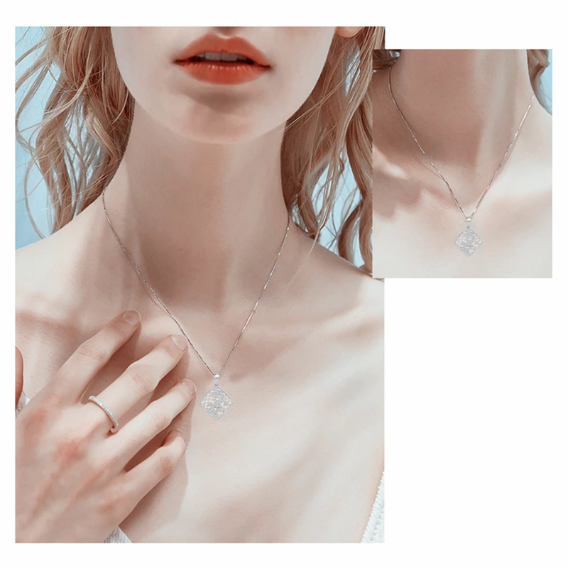 

Sodrov Butterfly Net New Arrivals 925 Sterling Silver Fine Jewelry For Women Trendy Engagement Link Chain Necklaces & Pendants