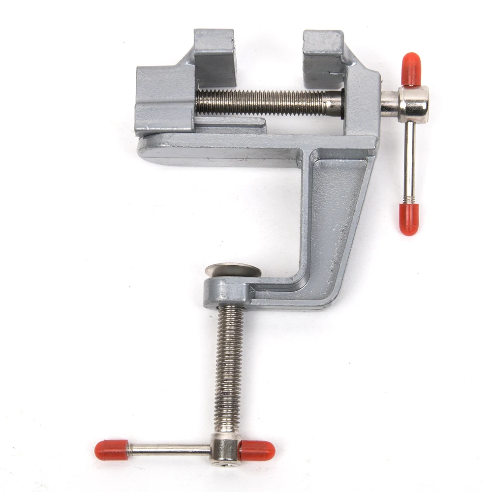 Мини алюминиевый настольный Поворотный замок зажим тиски Ремесло Ювелирные