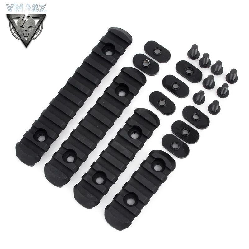 VMASZ 4 шт. Тактические Airsoft полимерная Пикатинни для съемки Пейнтбол MOE защита рук