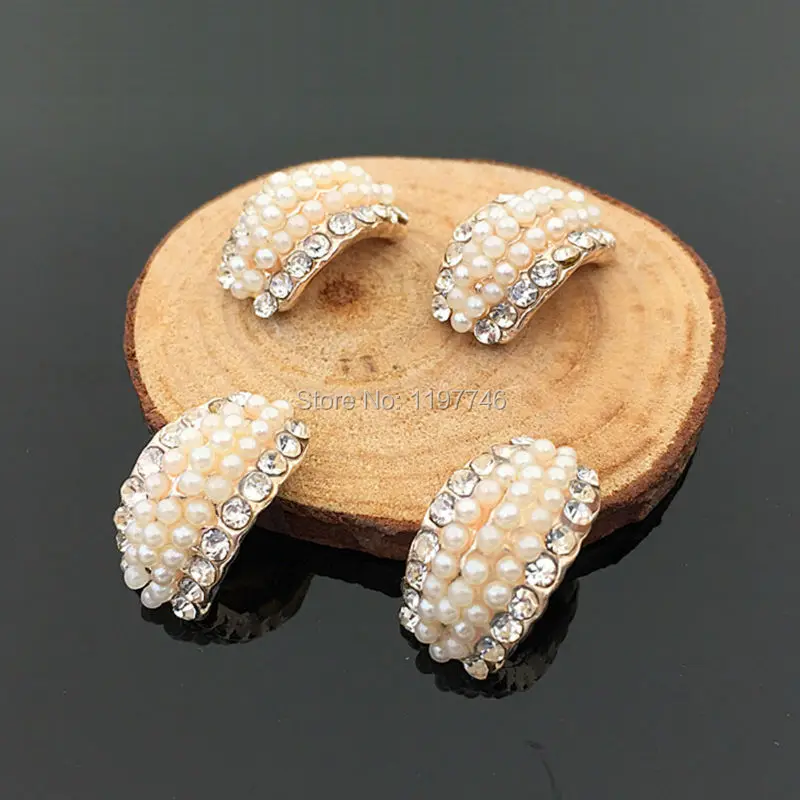 

Decorations for Nail Rhinestone flower Decoration for nail art Pearls Nail Decorations 11x18mm 10pcs gold Decoration for nail