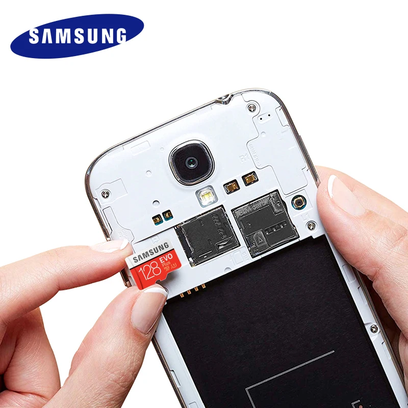 SAMSUNG новая карта памяти Micro SD EVO + 128 Гб 64 ГБ 32 95 МБ/с./с 100 C10 SDHC SDXC U1 U3 TF 100%