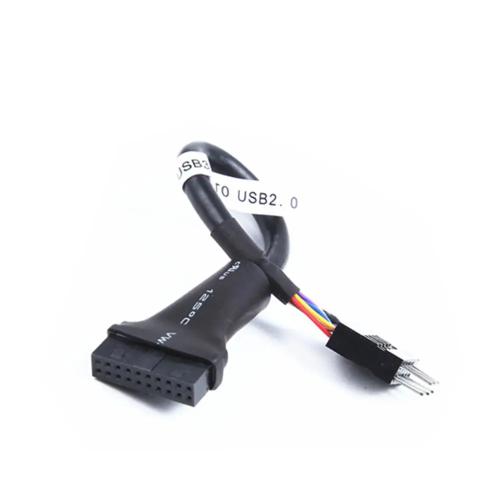 Материнская плата 9-контактный USB 2 0 джемпер к 3 20Pin адаптер 20-контактный