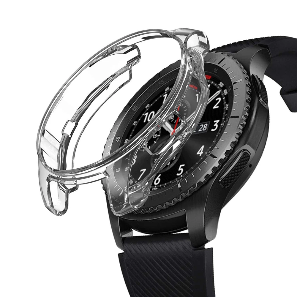 Полный защитный чехол для samsung Galaxy Watch 42 мм 46 мм Рамка аксессуары для умных часов
