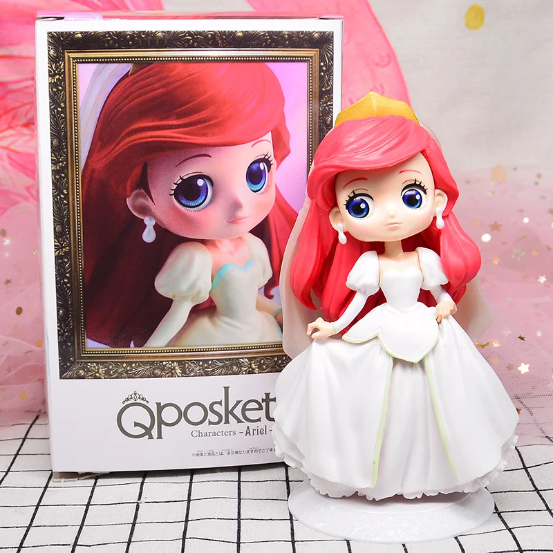 15 см Q posket принцесса кукла Русалочка Ариэль Свадебная ПВХ QPosket фигурка героя