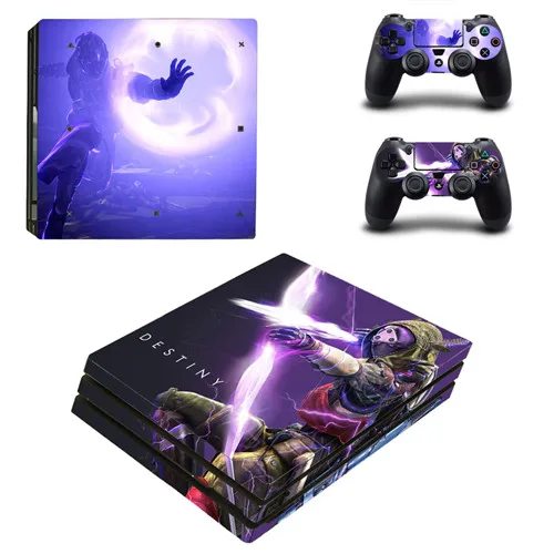 YSP4P-1609 Игра Destiny 2 PS4 Pro наклейка для кожи виниловая наклейка для консоли Playstation 4 и 2 контроллера PS4 Pro наклейка для кожи - Цвет: YSP4P-1609