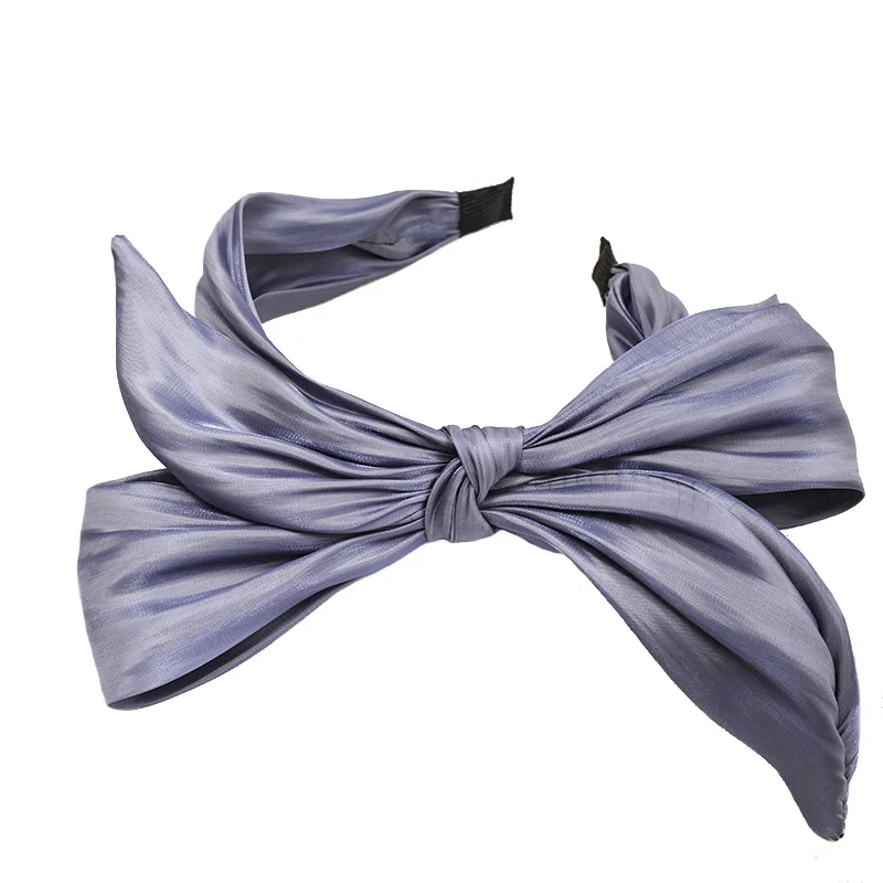 

2019 New Big Bow Headband Layers Hair Bows for Women and Girls Korean Large Bow Hair Accessories Fabric Hairbands