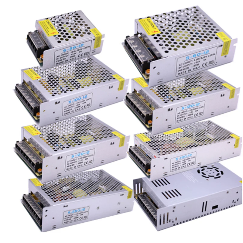 AC110V 220 V постоянного тока до DC5V 12 24 1A 2A 3A 5A 10A 15A 20A 30A 50A сплиттер адаптер драйвер