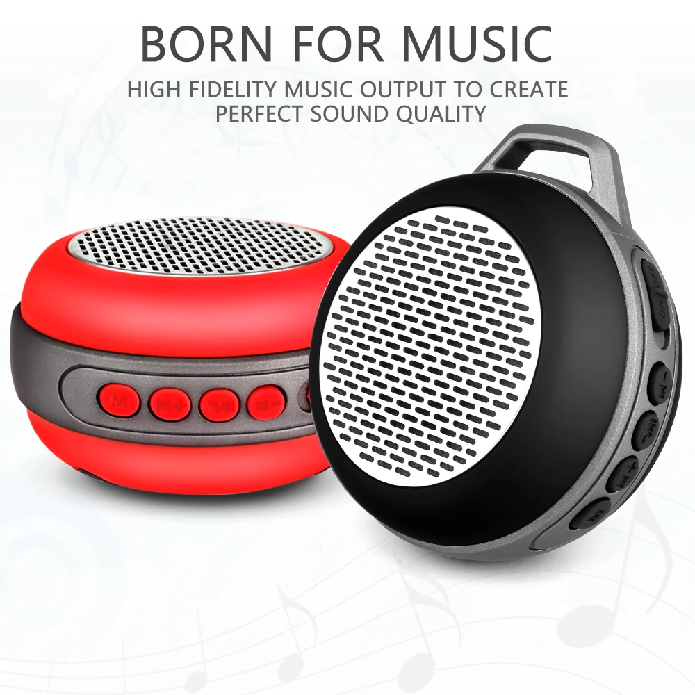 TOPROAD мини портативный Bluetooth динамик Altavoz стерео беспроводной приемник с