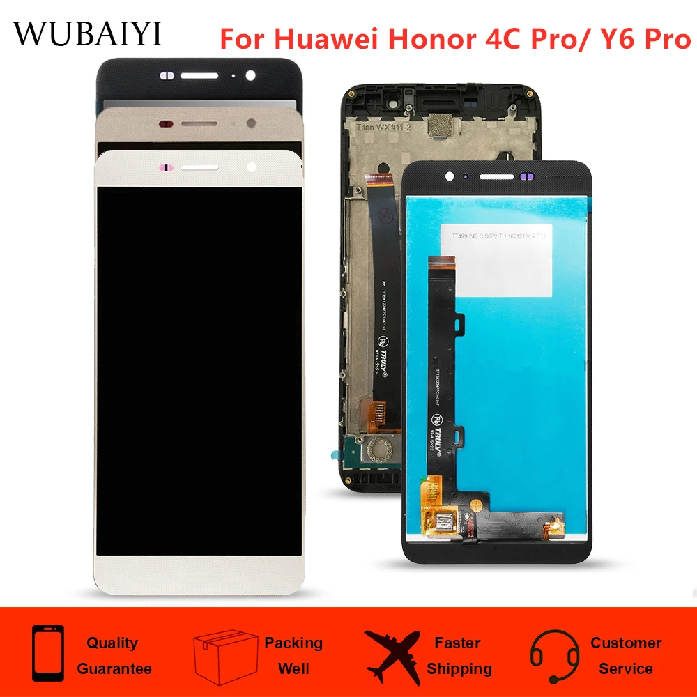 5 0 ''ЖК дисплей с рамкой для Huawei Honor 4C Pro TIT L01 ЖК кодирующий преобразователь