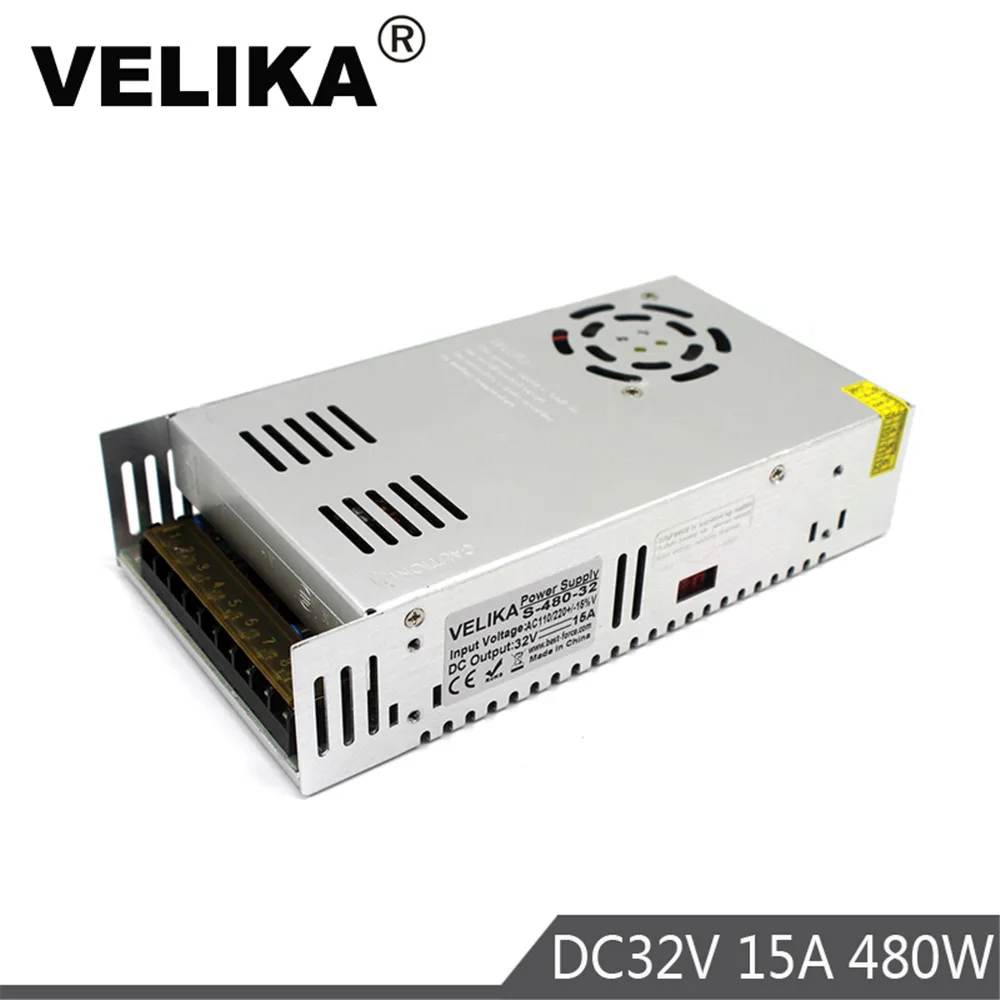 Переключатель питания DC32V 15 А 480 Вт трансформатор драйвера 220 В переменного тока в