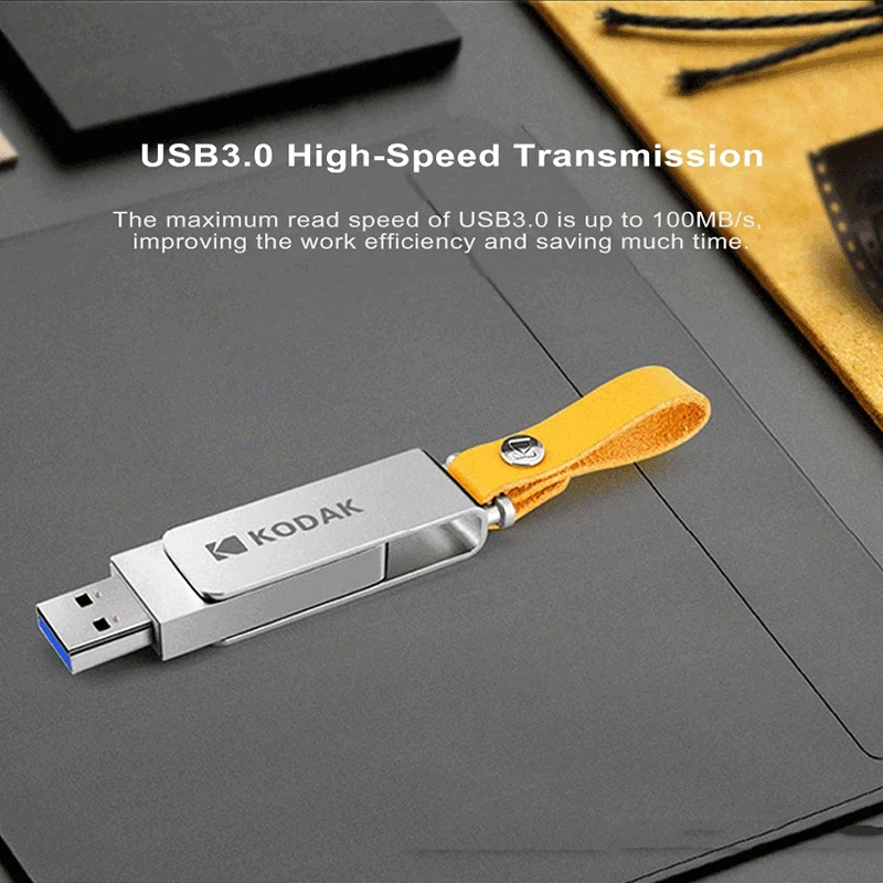 Металлический мини USB флеш накопитель KODAK K133 256 ГБ 128 64 32 16 3 0 высокоскоростной