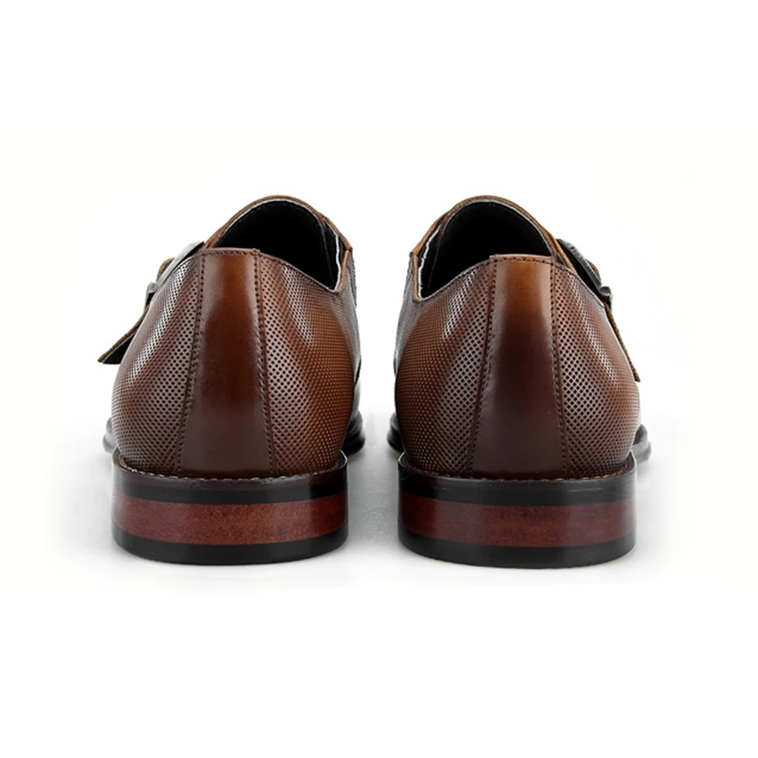 Туфли-оксфорды мужские из натуральной воловьей кожи с квадратным носком | Обувь