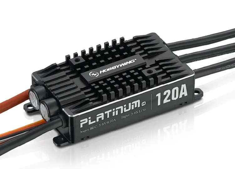 Hobbywing Platinum Pro V4 120A 3-6S Lipo BEC пустая форма бесщеточный ESC для радиоуправляемого дрона самолета вертолета