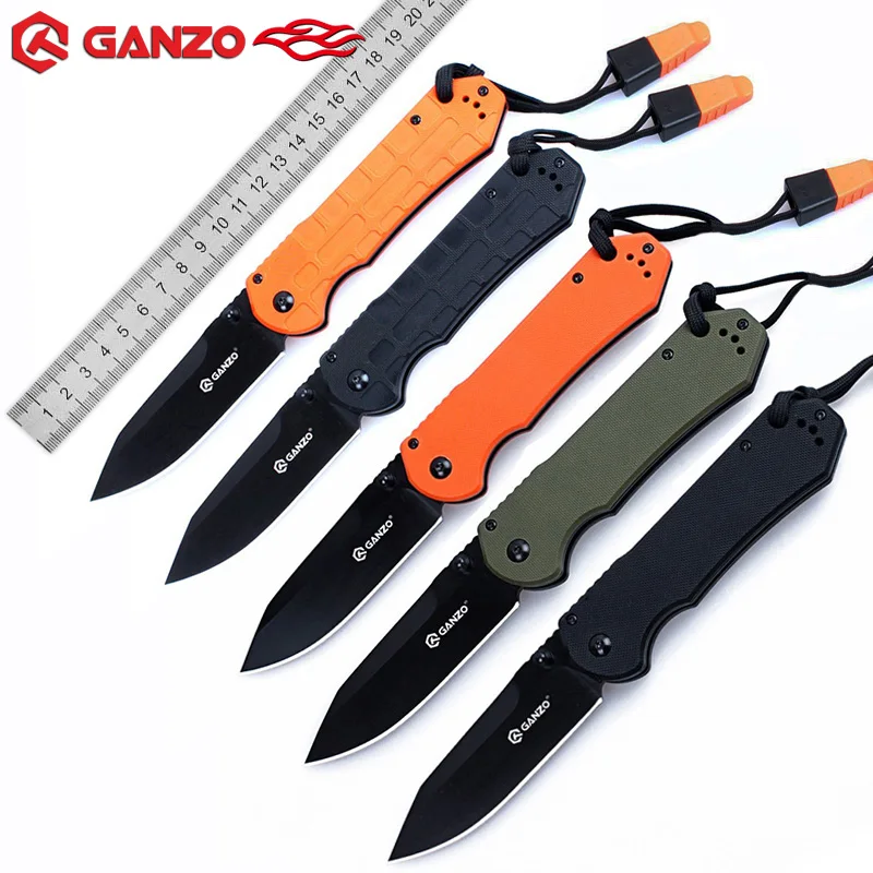 Ganzo G7453 Оригинальный Универсальный 440C Лезвие G10 Ручка Складной тактический