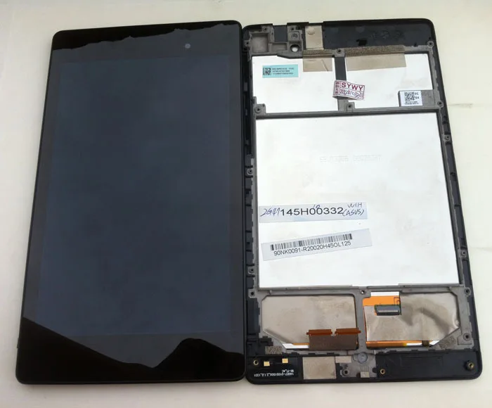 Новый Оригинальный сенсорный ЖК экран дигитайзер с рамкой для 2013 Asus Google Nexus7 FHD 2nd
