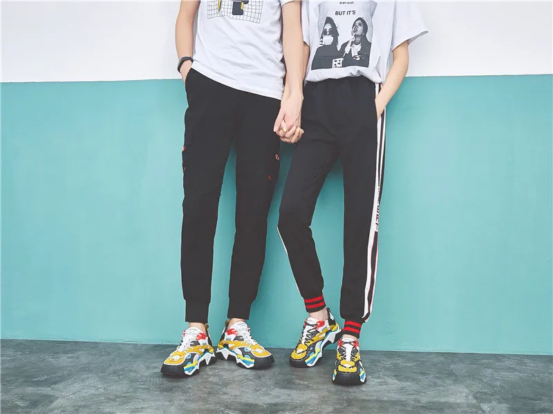 Повседневная Белая обувь; женские кроссовки на платформе; zapatos de mujer; модная брендовая обувь; chaussures femme; женская обувь из натуральной кожи; Цвет Черный