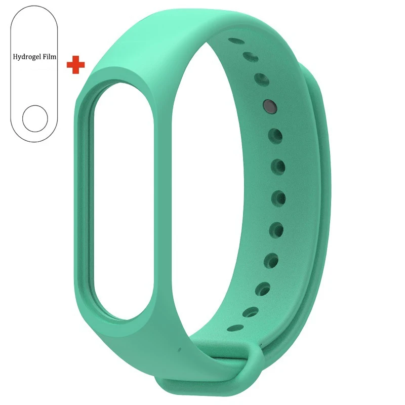 as the picture shows Ремешок на запястье для Xiaomi mi Band 3 mi band 3 2 4 1 ремешок для спортивных часов часы браслет силиконовые аксессуары pulseira desпорто correa versa - Цвет: as the picture shows