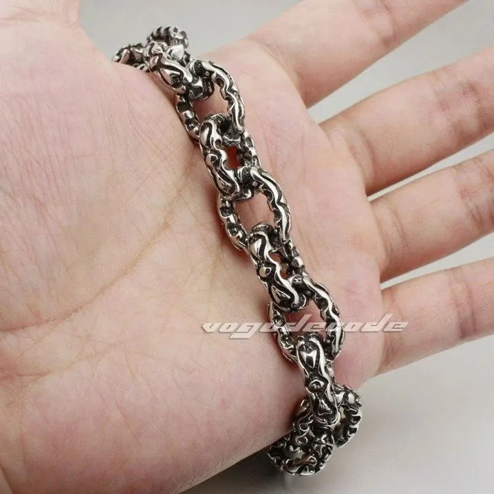 Модный браслет Rocker из нержавеющей стали 316L стильный мужской для байкеров 5S003-8 2