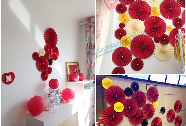 1 комплект(8 шт.) джунгли Розовый Черный Фольга Золотой Pinwheel бумажная розетка Слоник для детского дня рождения гигантская бумага цветы бумажный веер фон