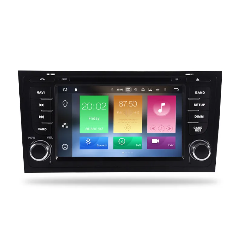 Авторадио 4G RAM Android 8 0 Автомобильный DVD плеер для AUDI A6 S6 RS6 1997 + стерео 2 Din аудио радио