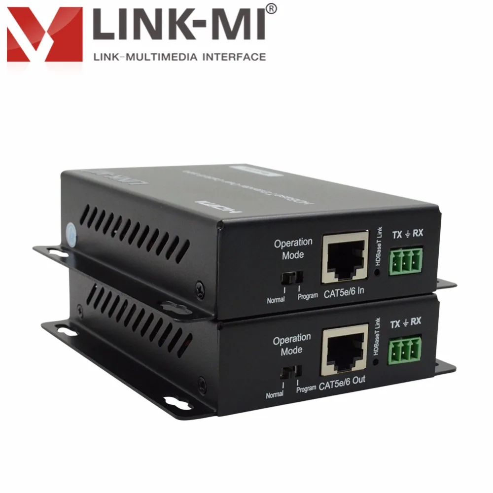 LINK MI EX34 4K 70 100M HDMI удлинитель видео аудио один Cat5e/6 Кабельный передатчик