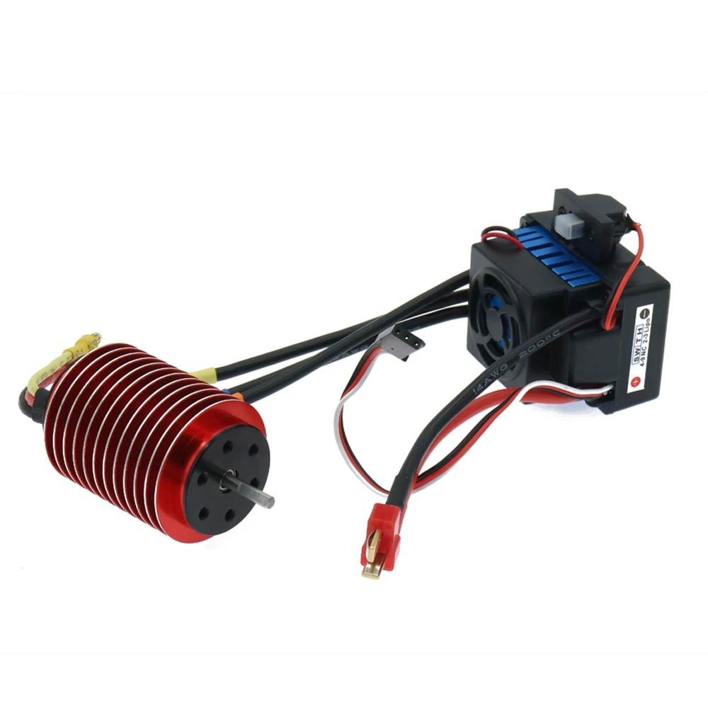 Водонепроницаемый Электронный регулятор скорости 45A Esc + бесщеточный двигатель