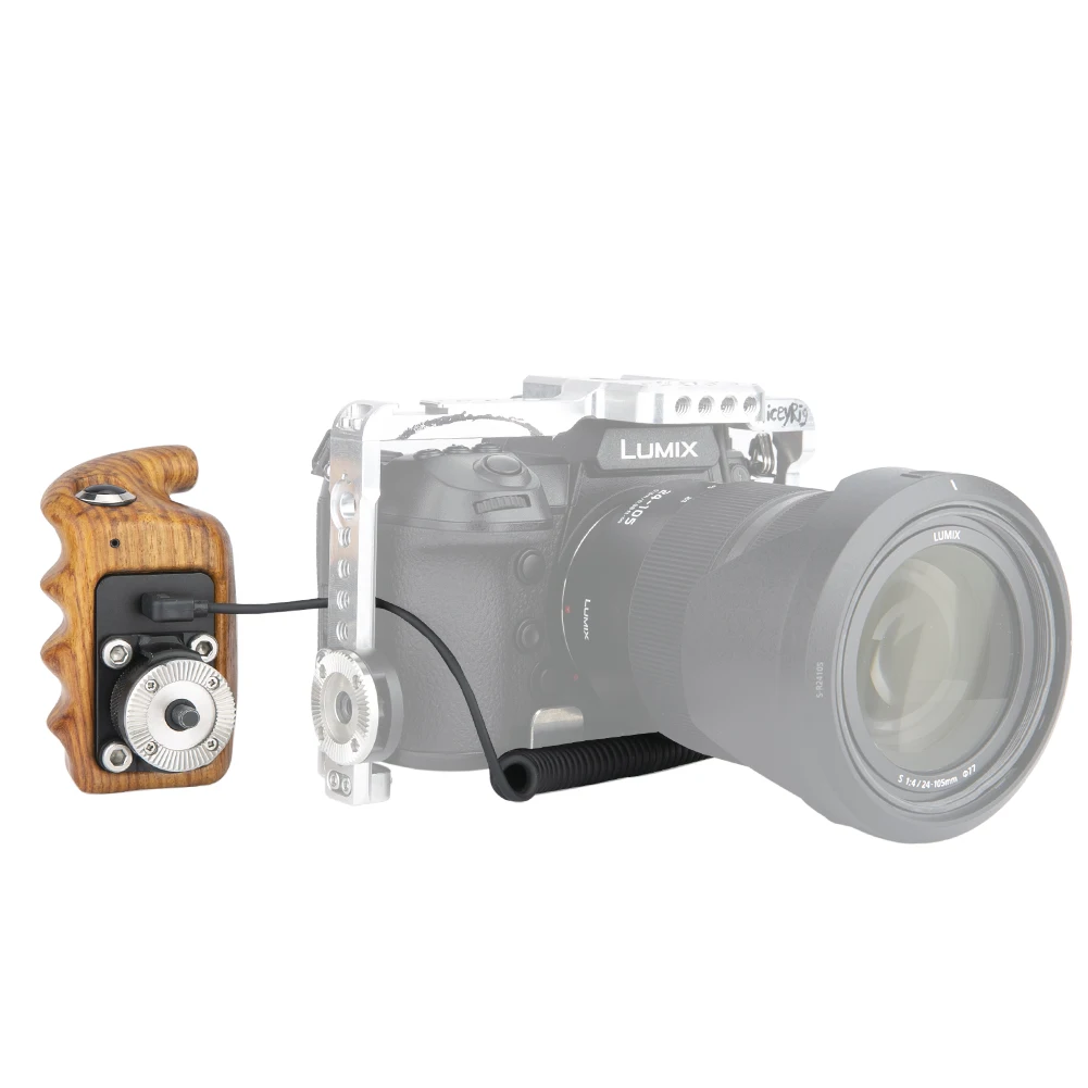 Nicerig для Panasonic S1 S1R GH5S GH5 G9 G85 G7 GH4 GH3 GH2 деревянная ручка управления с кнопкой управления Переключатель USB интерфейс