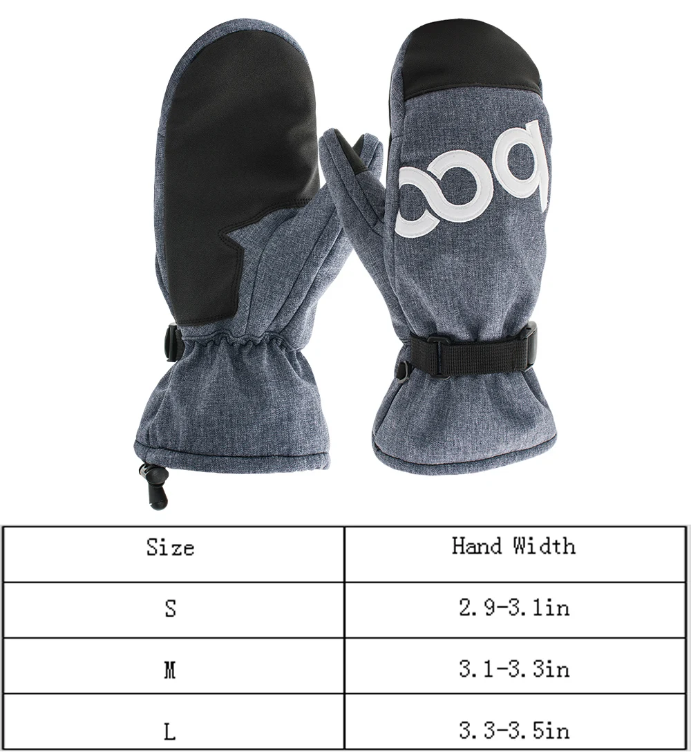 

Waterproof Thermal Women Man Winter Ski Gloves Snowboard Snowmobile Motorcyce Hiking lMountaineering Outdoor Sports Ski Gloves