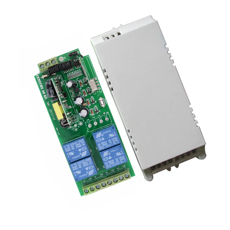 Релейный Переключатель приемника для гаражных ворот 85 250 В 110 220 230 4 канала