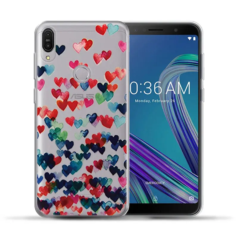 Для ASUS Zenfone Max Pro M1 ZB602KL TPU Fundas Прозрачный чехол для Asus ZB601KL X00TD силиконовый защитный |