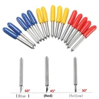 50 шт 30 45 60 градусов Роланд лезвия для резки плоттера резки винил крикут смещение