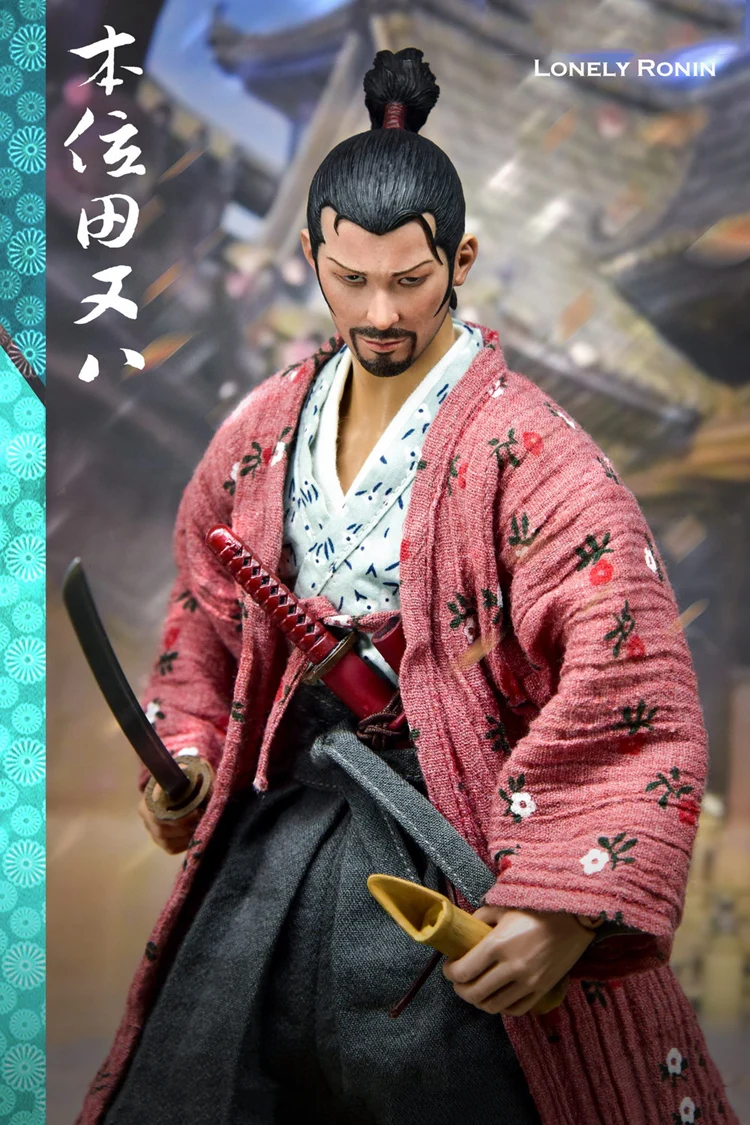 

For Collection 1/6 Scale Full Set Japanese Samurai The Position of Tian Ba Lonely Ronin Action Figure Model for Fan Holiday Gift