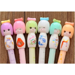 Кимоно Kawaii 2 шт., японская кукла для девочек, гелевая ручка, письменные принадлежности для подписей, креативный подарок, школьные и офисные принадлежности X17