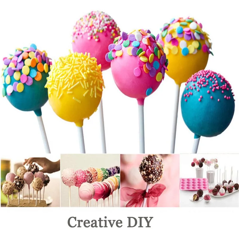 Леденец Pop 8 отверстий силиконовая форма круглая для вечеринок торт печенье