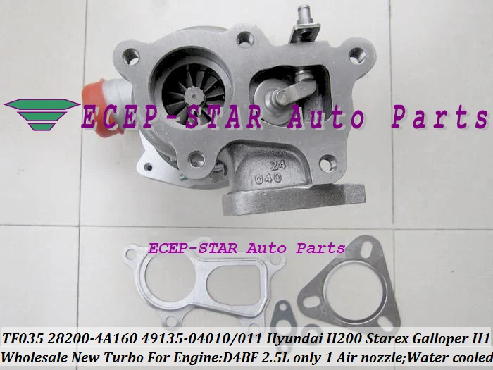 Бесплатная доставка TF035 28200 4A160 49135 04010 04011 турбо для HYUNDAI H200 Starex Galloper H1 D4BF 2.5L|turbo