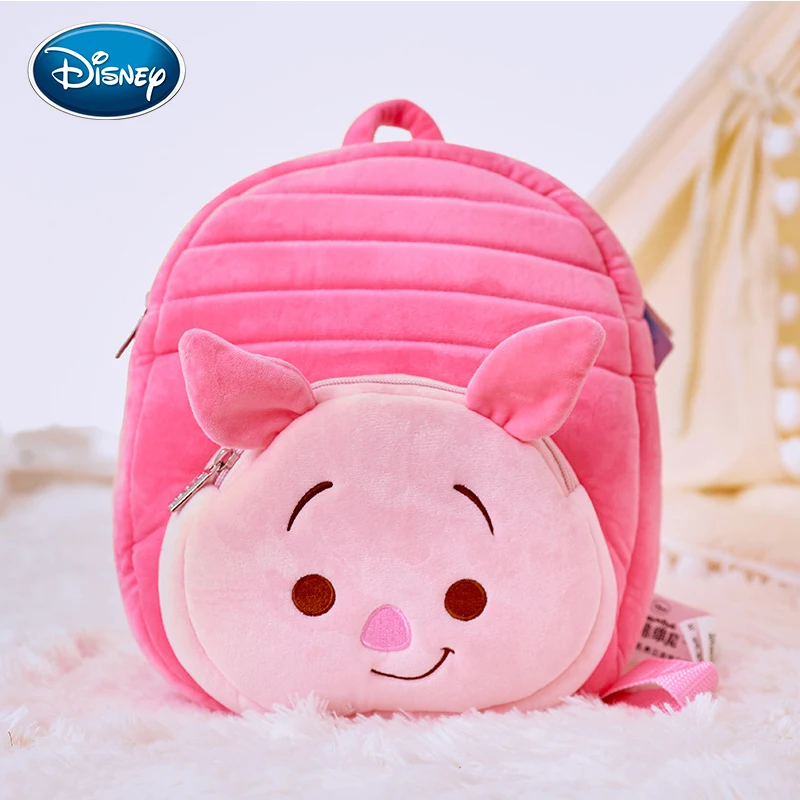 Disney мультяшный плюшевый рюкзак Q Meng Сумка с защитой от потери Детская сумка через