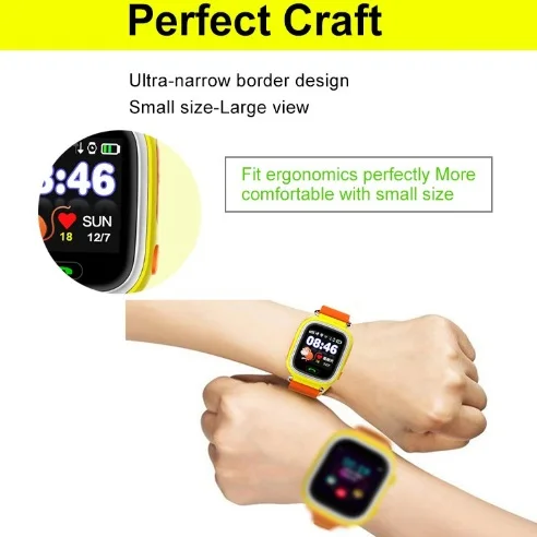 GPS Q90 Сенсорный Экран WIFI Позиционирования Smart Watch Детей SOS Вызова Расположение Finder