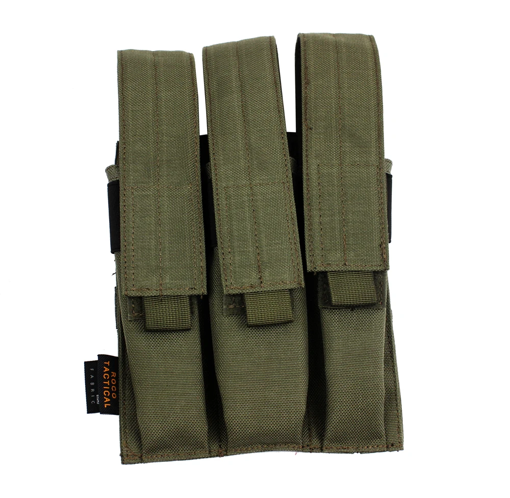 TTGTACTICAL Molle тактический, тройной Пистолет подсумок для KRISS MP7 журнал военный Molle тройной подсумок