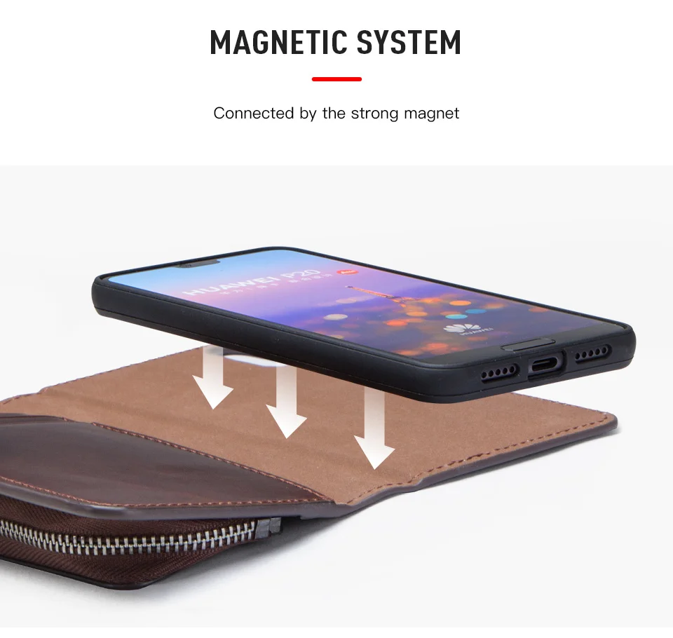 Для huawei P20 тактильный Элегантный чехол из натуральной кожи с бумажник с ручным ремнем Чехол для huawei P20 задняя защитная крышка Coque