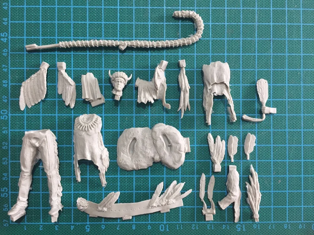 Фигурка из смолы в масштабе 1/24 для бойцов аборигенов 75 мм|resin figure|resin figures 75mm75mm resin |